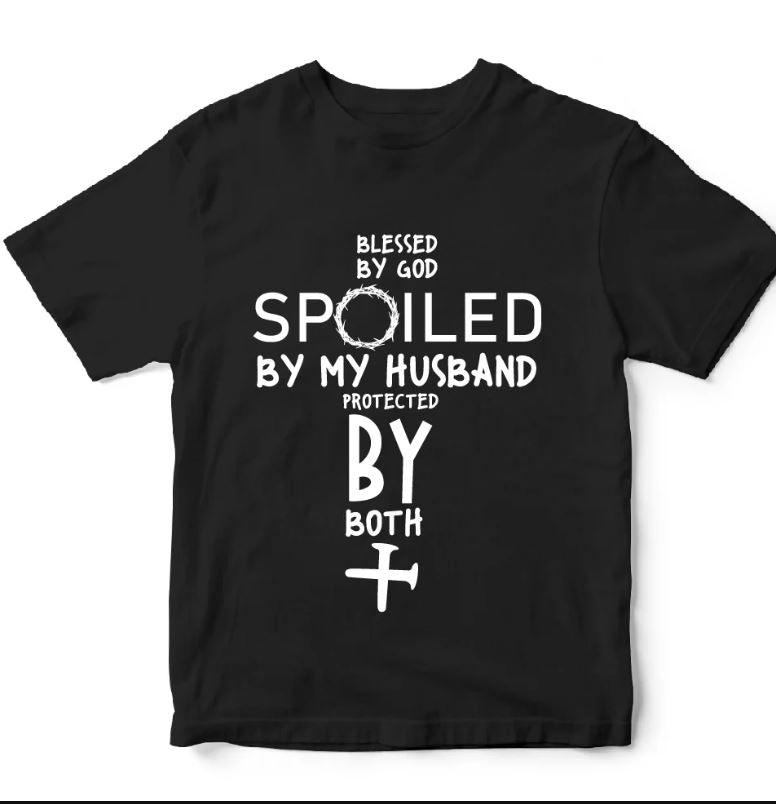 Protected By Both Tee - Black