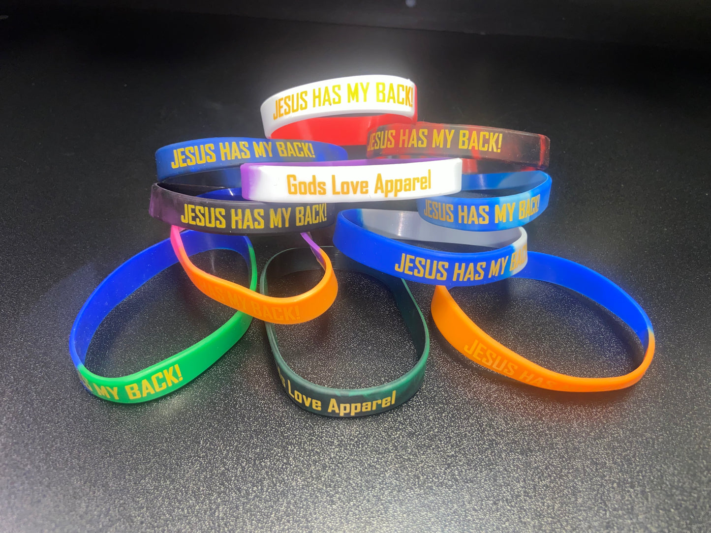 Jesus Has My Back! - Wristband 5 Pack
