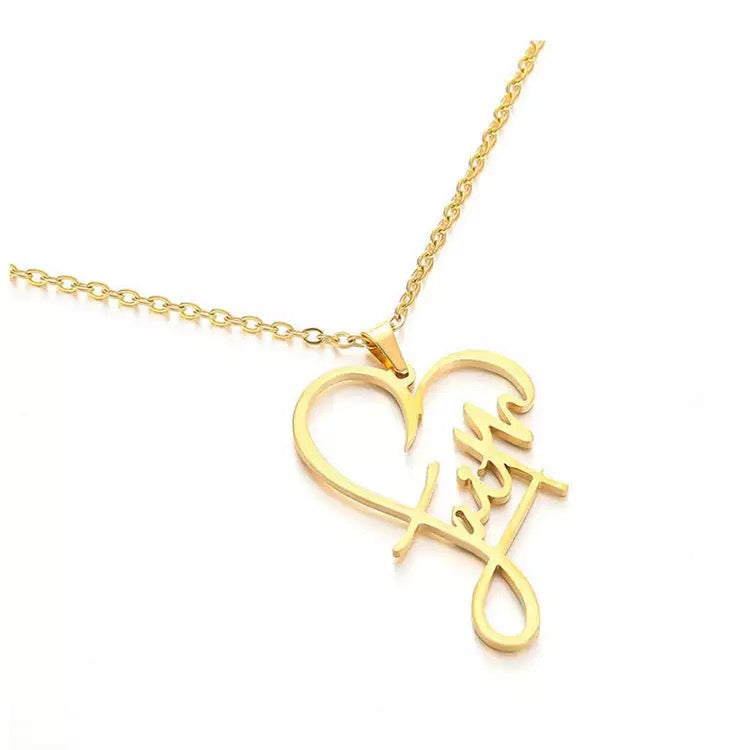 Heart Full of Faith - Necklace