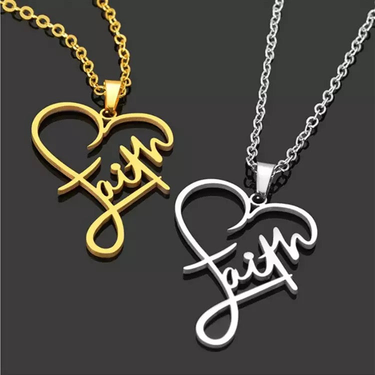 Heart Full of Faith - Necklace