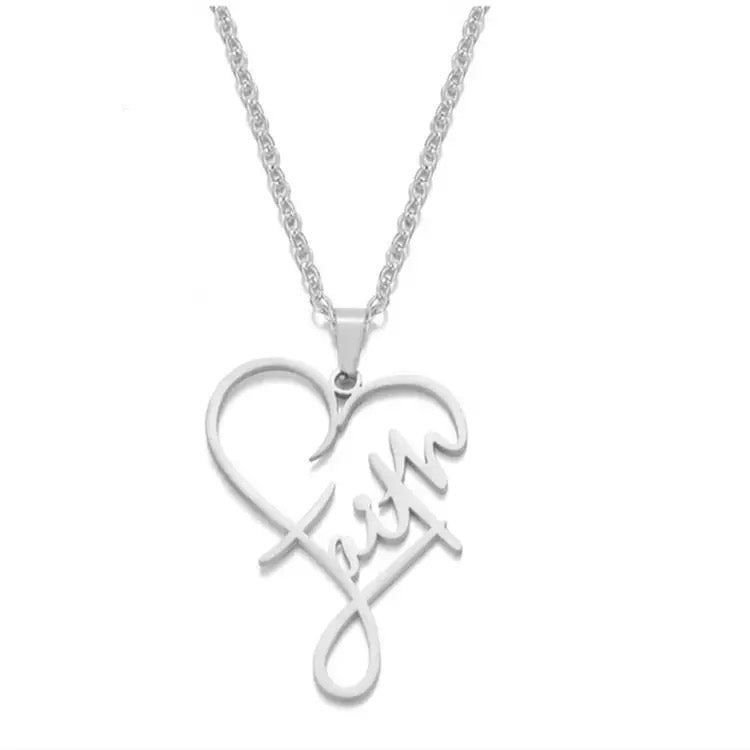 Heart Full of Faith - Necklace