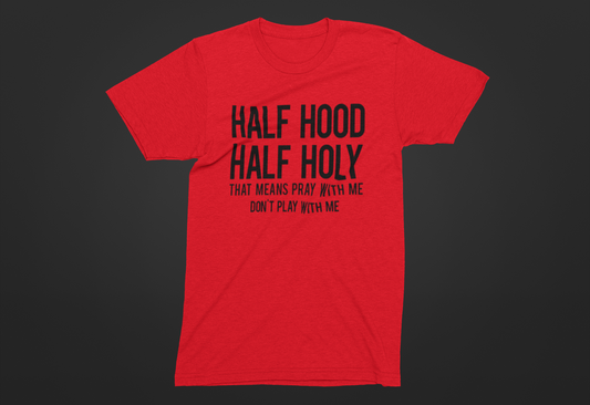 Half & Half - Tee Red